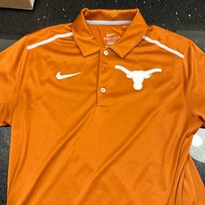Nike Dri-Fit Texas Longhorns Polo, sized small